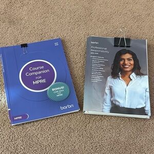Barbri MPRE Course Companion and Professional Responsibility Book